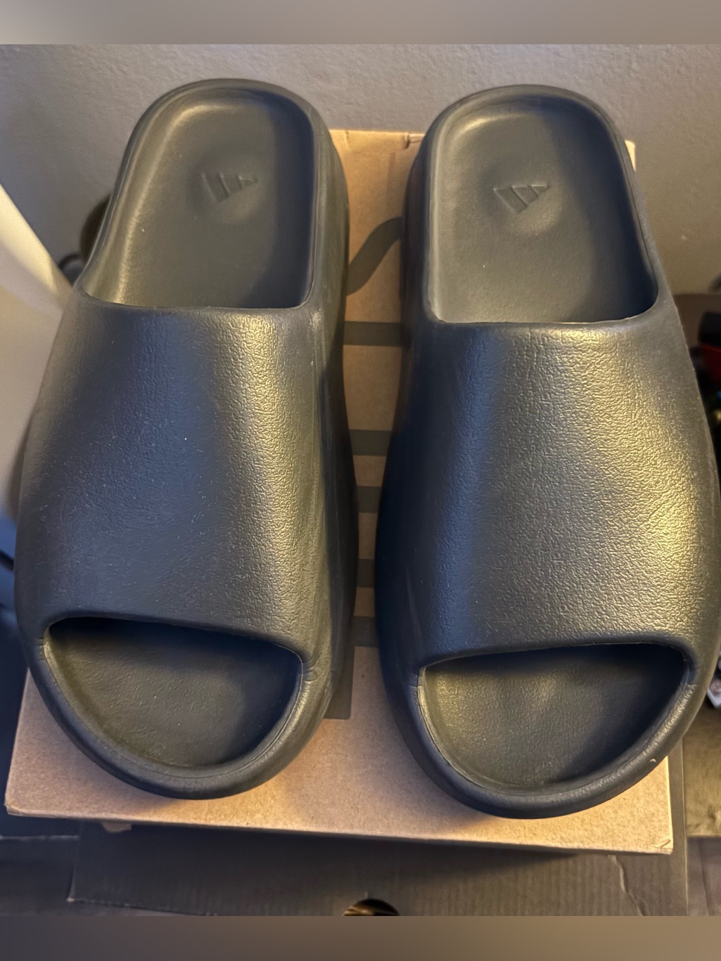 Onyx Adidas Yeezy Slides